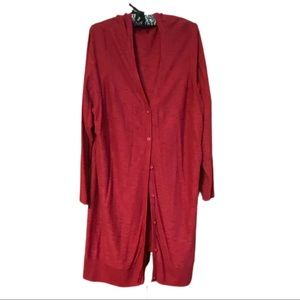 Torrid Size 4 Red Long Cardigan